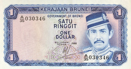 Brunei 1 Ringgit, P-6c (1986) - UNC - Brunei