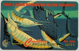 Turks And Caicos US$5 102CTCA " Billfish ( Tournament 1 ) - Turks- En Caicoseilanden