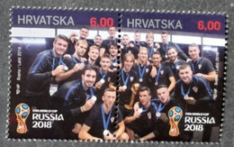 CROATIE HRVASTKA RUSSIE RUSSIA  MNH** 2018  FOOTBALL SOCER CALCIO FUSSBALL VOETBAL FUTBAL FUTBOL FOOT - 2018 – Russia