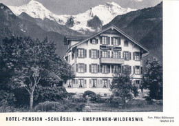Unspunnen Wilderswil BE, Hotel Pension Schlössli (5420) 10x15 - Wilderswil