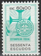 Fiscal/ Revenue, Portugal - Estampilha Fiscal, Série De 1990 -|- 60$00 - MNH** - Ungebraucht