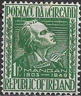 IRELAND 1949 Death Centenary Of James Clarence Mangan (poet) - 1d - J. C. Mangan MH - Unused Stamps