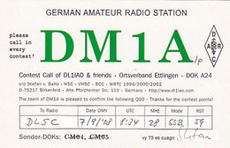 AK 059985 QSL - Germany - Birkenfeld - Radio