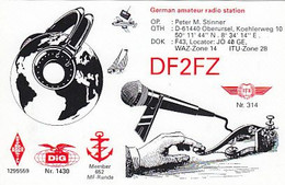 AK 059987 QSL - Germany - Oberursel - Radio