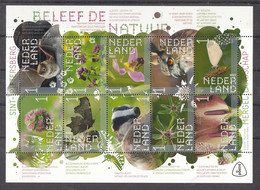 Nederland 2022 Nvph Nr ??, Mi Nr ??: Beleef De Natuur; Sint Pietersberg, Orchidee, Uil, Owl, Das, Aronskelk - Ongebruikt