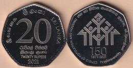 Sri Lanka 20 Rupees 2021 150th Anniversary Of Census Of Population And Housing UNC - Sri Lanka