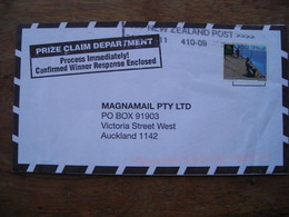 NZM Post Private Post Privé 2009 Fishing Port Waitkato Pêche Kiwi - Lettres & Documents