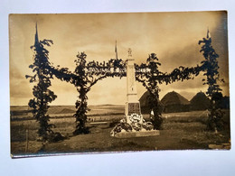80 - SAILLY-LE-SEC - Carte Photo Du Monument Aux Morts (photographe P. SEME 24 Septembre 1923) - Sonstige Gemeinden