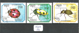 KAM YT 830/836 ( Sauf 836 ) En Obl - Kampuchea