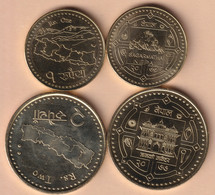 Nepal 2 Coins Set (2020) UNC New Type - Nepal