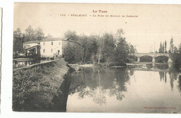 CPA, D.81 , N°153, Le Tarn , Réalmont ,Le Pont Et Le Moulin De Gassalés ,Ed. L.F. - Realmont