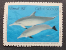 SO) BRAZIL, DOLPHINS, 1992, MNH - Gebraucht