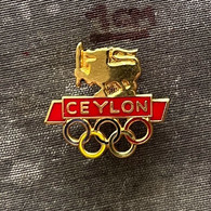 Badge Pin ZN011662 - National Olympics Committee NOC Ceylon - Jeux Olympiques