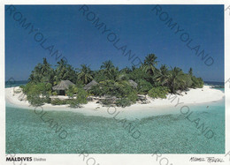 CARTOLINA  ELLAIDHOO,MALDIVE ISLANDS,BOLLO STACCATO,VIAGGIATA 1990 - Maldives