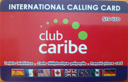 Carte Prépayée - République Dominicaine - International Calling Card - Club Caribe - Dominicaine