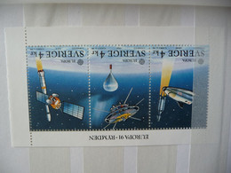 (ZK9) **  Sweden Sverige = EUROPA CEPT 1991 MNH BLOCK Space - Nuovi