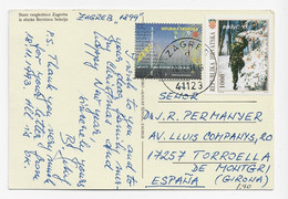 3689 Postal Zagreb 1993, - Cartas & Documentos