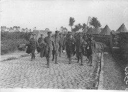 TROUPE SOLDATS AMERICAINS WW1 PHOTO ORIGINALE 18 X 13 CM - War, Military