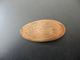 Jeton Token - Elongated Cent - USA - Stockyards Station - Souvenirmunten (elongated Coins)