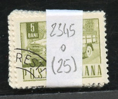 Roumanie - Rumänien - Romania Lot 1967-68 Y&T N°2345 - Michel N°2639 (o) - 5b Camion - Lot De 25 Timbres - Feuilles Complètes Et Multiples