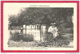 Afrique- Dahomey Et Dépendances-Une Propriété Inondée-TB Cpa Non écrite - Dahomey