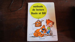 BOULE ET BILL METHODE DE LECTURE BOULE ET BILL   ROBA - Boule Et Bill