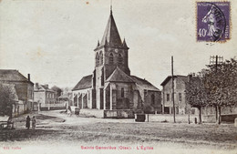 Ste Geneviève - Rue Et L’église Du Village - Sainte-Geneviève