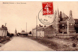 BEAUVAL  ROUTE NATIONALE  EN 1938 - Beauval