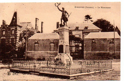 BEAUVAL   LE MONUMENT EN 1935 - Beauval