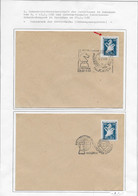 Polen 1956 ; Two Covers ;1 Error Stamp  1 Normal Perforation; Known In Chess Catalogue ; Schach Echecs Scacchi - Other & Unclassified