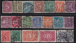 Deutsches Reich   .    Michel      .   158/176      .      O      .     Gestempelt - Used Stamps