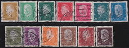 Deutsches Reich   .    Michel      .    410/422   .      O        .     Gestempelt - Used Stamps