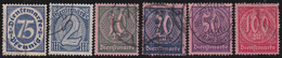 Deutsches Reich   .    Michel      .   Dienst  69/74         .      O        .     Gestempelt - Dienstmarken