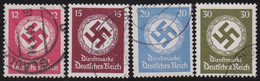 Deutsches Reich   .    Michel      .   Dienst  172/175       .      O        .     Gestempelt - Servizio