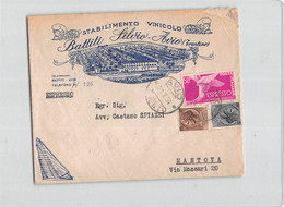 AG1931 Bis STAB. VINICOLO BATTITI SILVIO AVIO X MANTOVA - 1946-60: Poststempel