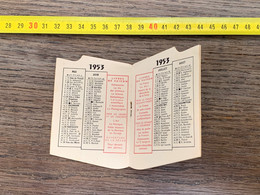 Vieux Papier Calendrier ,carnet De Notes , Calepin NOUVEAU PETIT LAROUSSE 1953  TBE - Grand Format : 1921-40