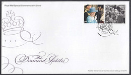 Ca0556 GREAT BRITAIN 2012, Queen Elizabeth Diamond Jubilee, Commemorative - Storia Postale