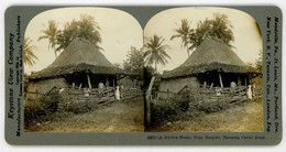 Panama Canal ~ NATIVE HOME NEAR EMPIRE ~ Stereoview 20871 23329 - Stereo-Photographie