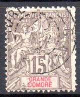 Grande Comore: Yvert N° 15 - Usados