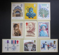1990 THE COMPLETE YEAR SET OF P.H.Q. CARDS UNUSED. ISSUE Nos. 123 To 131 (B) #00511 - PHQ Karten