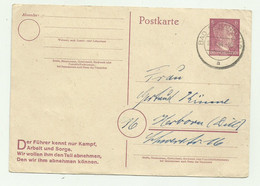 POSTKARTE DEUTSCHES REICH 1944 VIAGGIATA FG - Cartas & Documentos