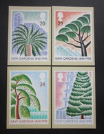 1990 THE 150th ANNIVERSARY OF KEW GARDENS P.H.Q. CARDS UNUSED, ISSUE No. 126 #00550 - Tarjetas PHQ