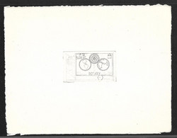 France 1955. Epreuve D'artiste, Cinquantenaire Du Rotary, Projet Non émis RARE. - Artist Proofs