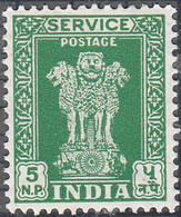 INDIA  SCOTT NO 0140    MINT HINGED   YEAR  1958  WMK 324 - Dienstmarken