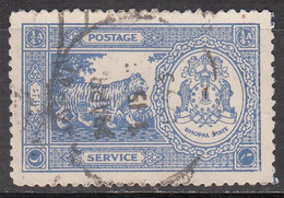 INDIA --BHOPAL   SCOTT NO 043    USED   YEAR  1940 - Bhopal