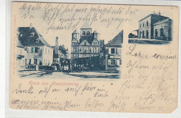 Gruss Aus Maursmünster - 1900 Ecke Fehlt / Bahnpost Molsheim-Zabern - Saverne
