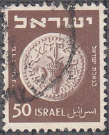 ISRAEL     SCOTT NO 22    USED   YEAR  1949 - Gebruikt (zonder Tabs)