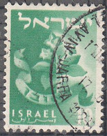 ISRAEL     SCOTT NO 105    USED   YEAR  1955 - Gebruikt (zonder Tabs)