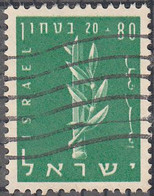 ISRAEL     SCOTT NO 124    USED   YEAR  1957 - Gebruikt (zonder Tabs)