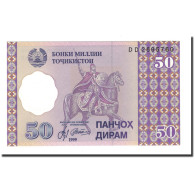 Billet, Tajikistan, 50 Diram, 1999 (2000), KM:13a, NEUF - Tagikistan